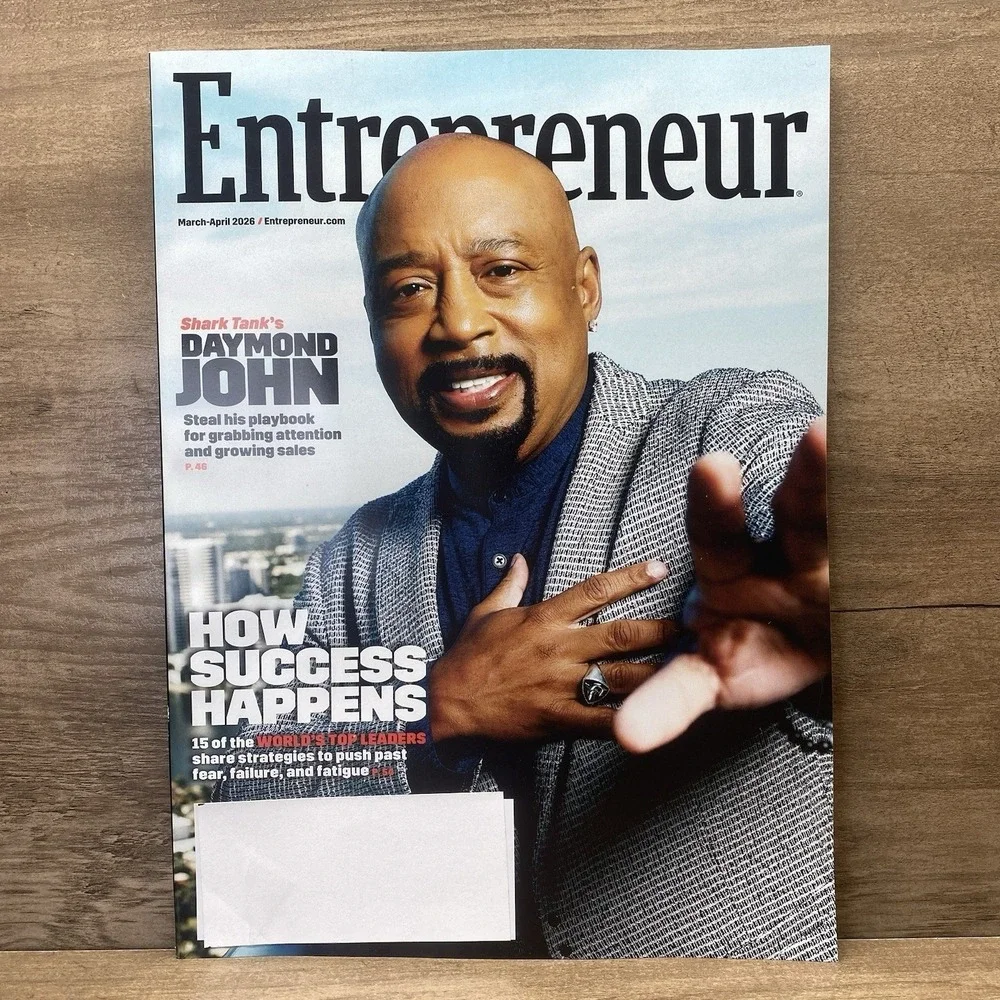Lot of 5 Entrepreneur Magazine March - August 2026 Gary Vee Daymond John AI